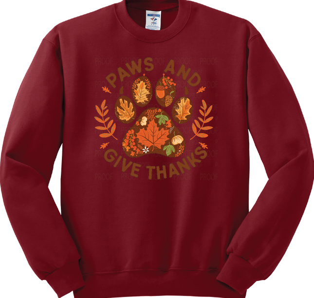 Paws And Give Thanks | Thanksgiving | SALE