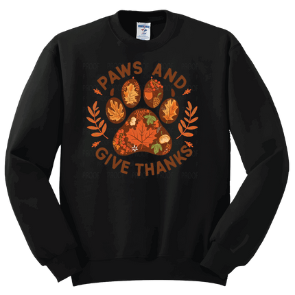 Paws And Give Thanks | Thanksgiving | SALE