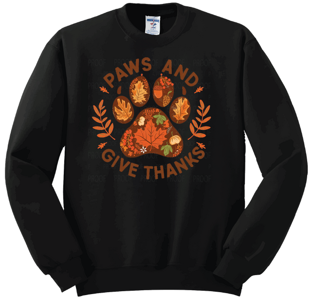 Paws And Give Thanks | Thanksgiving | SALE