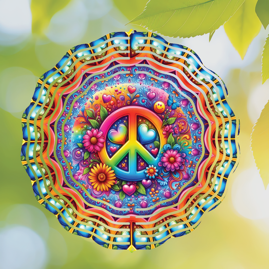 Peace | Wind Spinner
