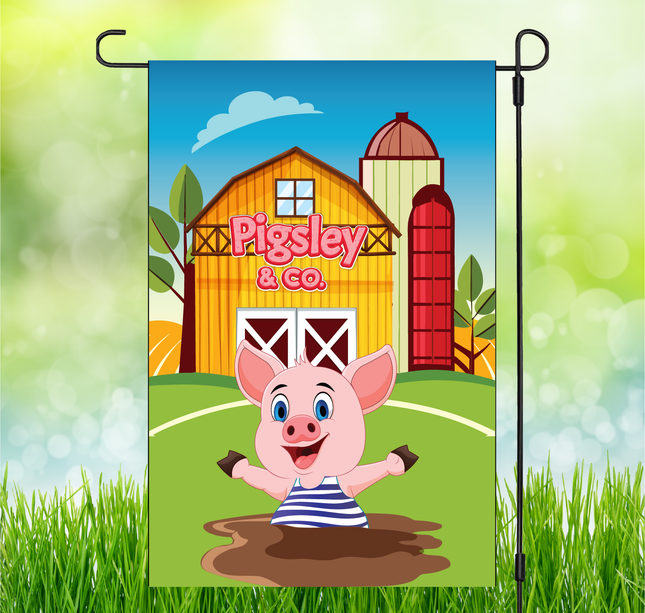 Pigsley Brand | Garden Flag