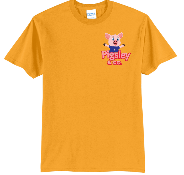 Pigsley Brand | Gold T-Shirt