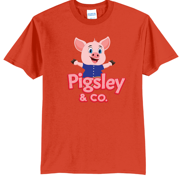 Pigsley Brand | Orange Recycled Tee