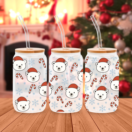 Polar Bear | Glass Cans