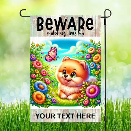 Pomeranian | Dog Garden Flag