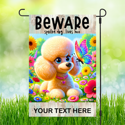 Poodle | Dog Garden Flag