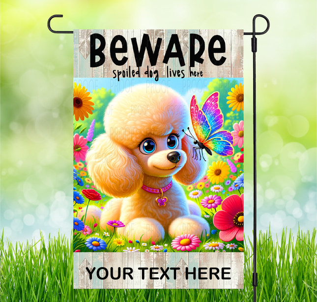 Poodle | Dog Garden Flag