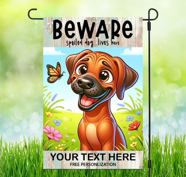 Rhodesian Ridgeback | Dog Garden Flag