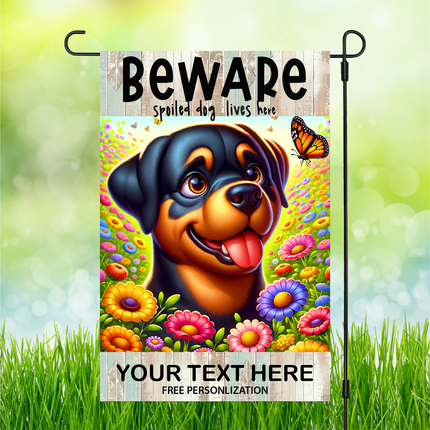 Rottweiler | Dog Garden Flag