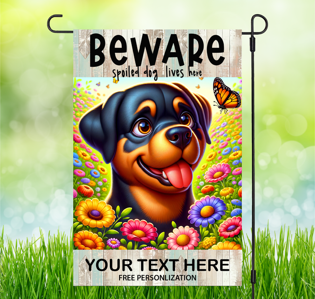 Rottweiler | Dog Garden Flag