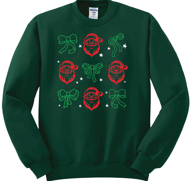 Santa & Bows | Christmas | SALE