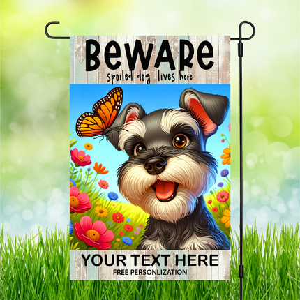 Schnauzer | Dog Garden Flag