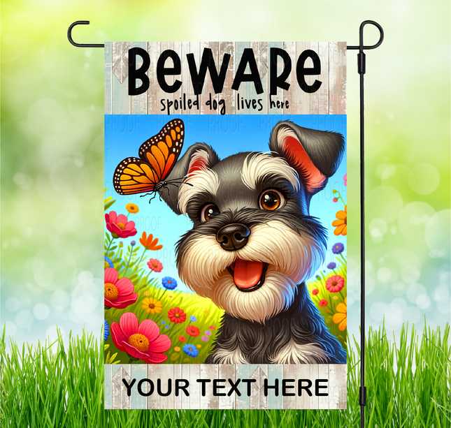 Schnauzer | Dog Garden Flag