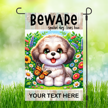 Shih-Poo | Dog Garden Flag