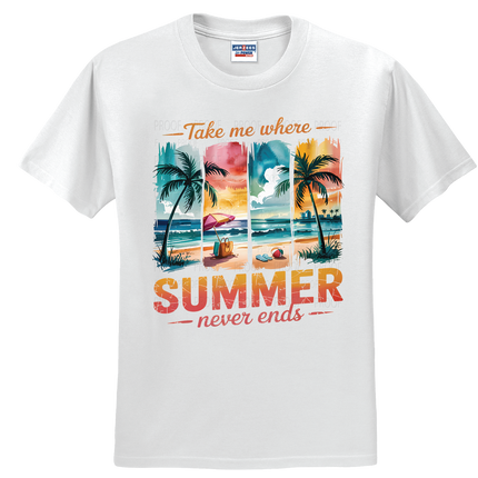 Summer Never Ends | T-Shirt | On Sale!