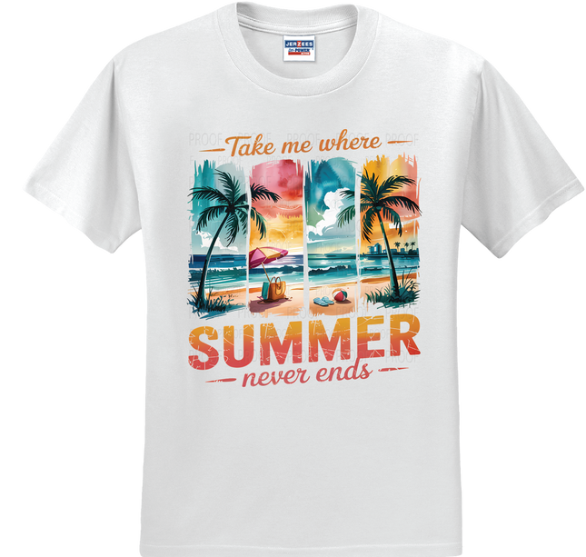 Summer Never Ends | T-Shirt | On Sale!