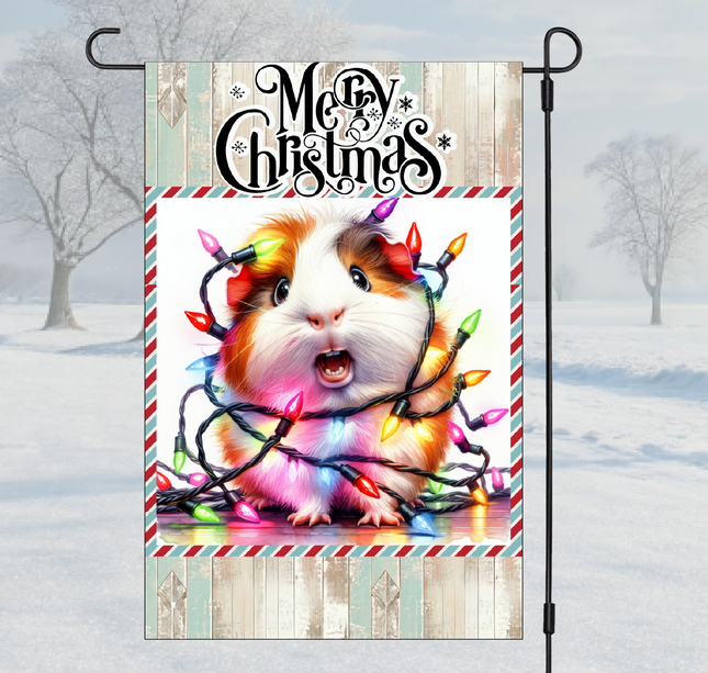 Tangled Guniea Pig | Garden Flag