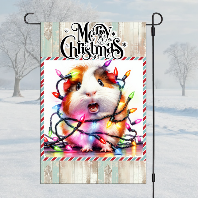 Tangled Guniea Pig | Garden Flag