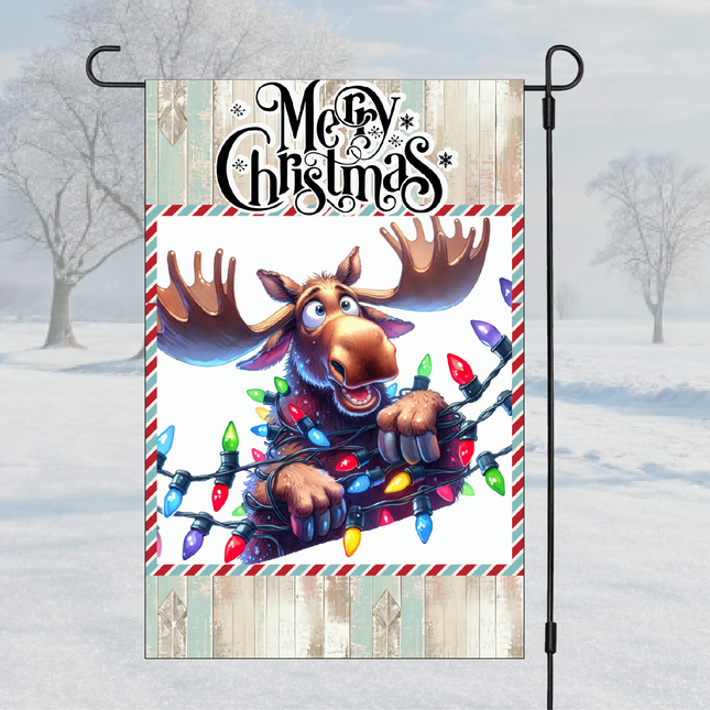 Tangled Moose | Garden Flag
