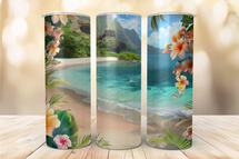20oz Tumbler / Beach View 3
