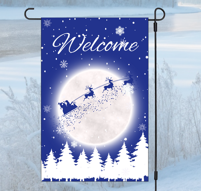 Welcome Moon | Garden Flag