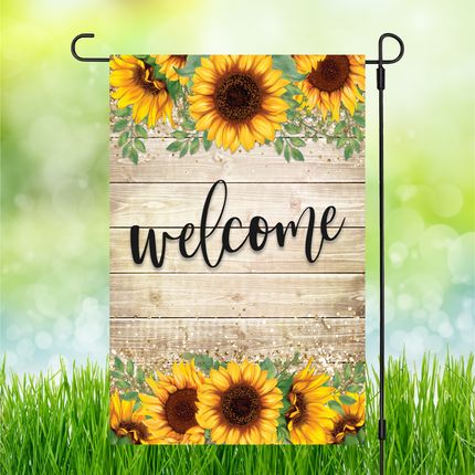 Sunflower Welcome | Garden Flag